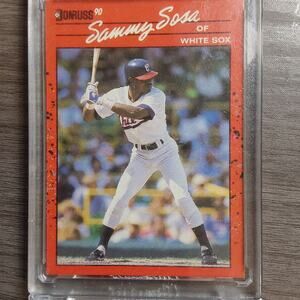 Sammy Sosa 1990 Donruss Rookie Card #489 Chicago White Sox RC MLB